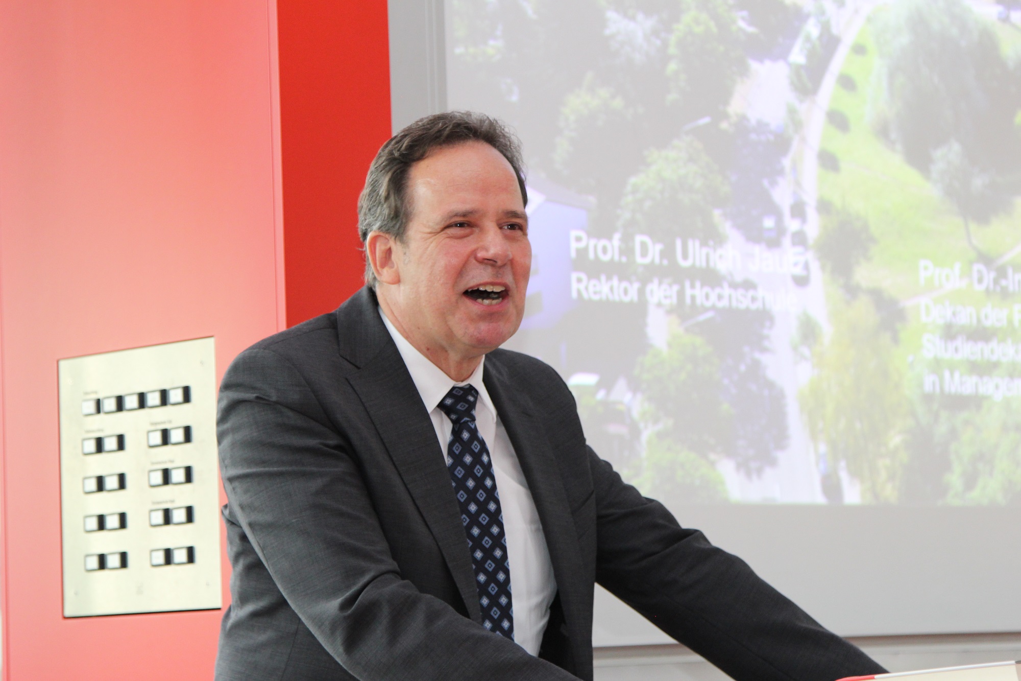 Rektor der Hochschule Pforzheim, Prof. Dr. Ulrich Jautz